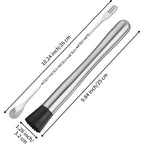 tifanso Muddler for Cocktails, 10" Muddler and Long Handle Bar Cocktail Mixing Spoon, Stainless Steel Stirrer, Bar Accessories Tools for Mojitos Fruit Drinks