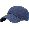 KBETHOS Classic Unisex Cotton Adjustable Low Crown Baseball Cap – Plain Dad Hat Dark Denim