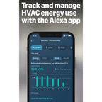 Amazon Smart Thermostat – Save Money And Energy - Works With Alexa And Ring - C-Wire Required