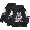 Jung Kook Skz Hoodie Felix Hyunjin Bangchan New Album Star Concert Sweater Support Sweatshirt Shirt Skz Merch For Women