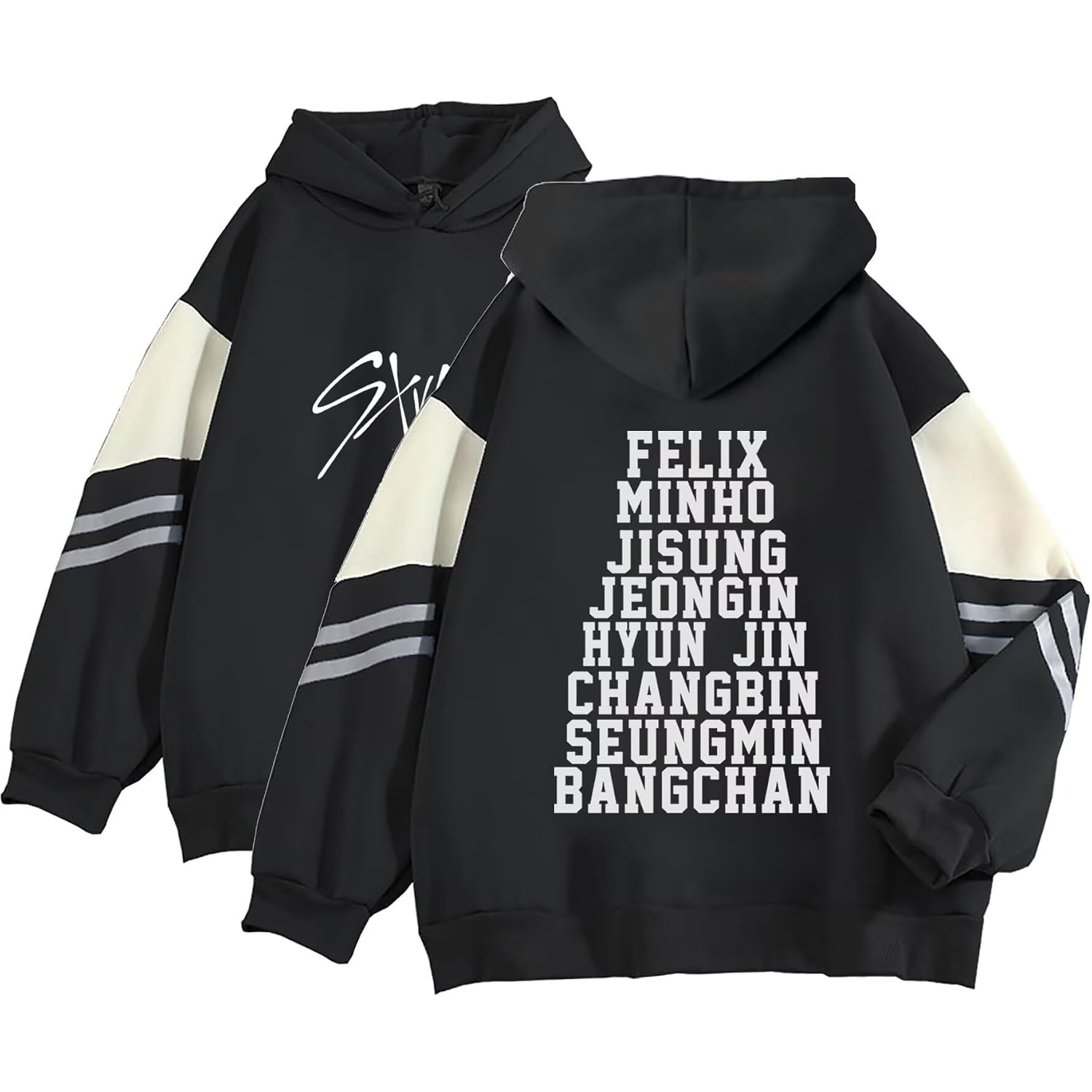 Jung Kook Skz Hoodie Felix Hyunjin Bangchan New Album Star Concert Sweater Support Sweatshirt Shirt Skz Merch For Women