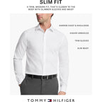 Tommy Hilfiger Men'S Slim Fit Non Iron Solid Dress Shirt