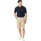 French Toast Men'S Moisture Wicking Flat Front Stretch Microfiber Performance Short