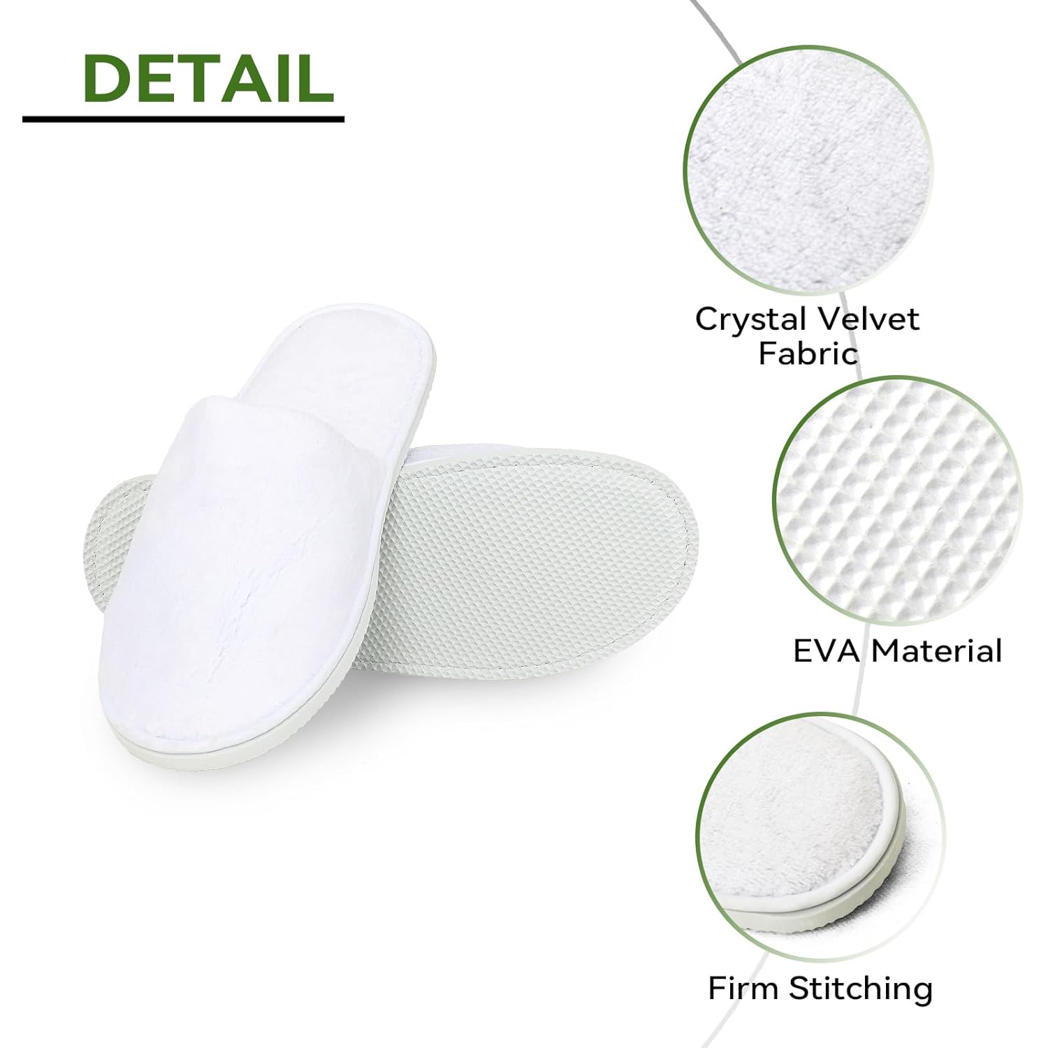 10 Pairs Guest Disposable Slippers, SPA Cotton Slippers, Hotel Bath Slippers Disposable, Travel Bulk Guest House Slippers for Shoeless Home, Travel, Hotel, Indoor (One Size, Unisex)