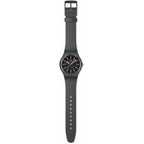 Swatch New Gent Biosourced Lacquered Unisex Watch Casual Polymer Grey Quartz Waterproof Cobblestone Street