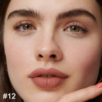 Kaely 2-in-1 Nude Brown Lip Liner & Lipstick Set Kit for Women, Matte Lips Kit with Lip Liner Lip Stains Long Lasting Waterproof 24 Hour Lipstick and Lip Liners Combo Lipliners Pencil Set 12