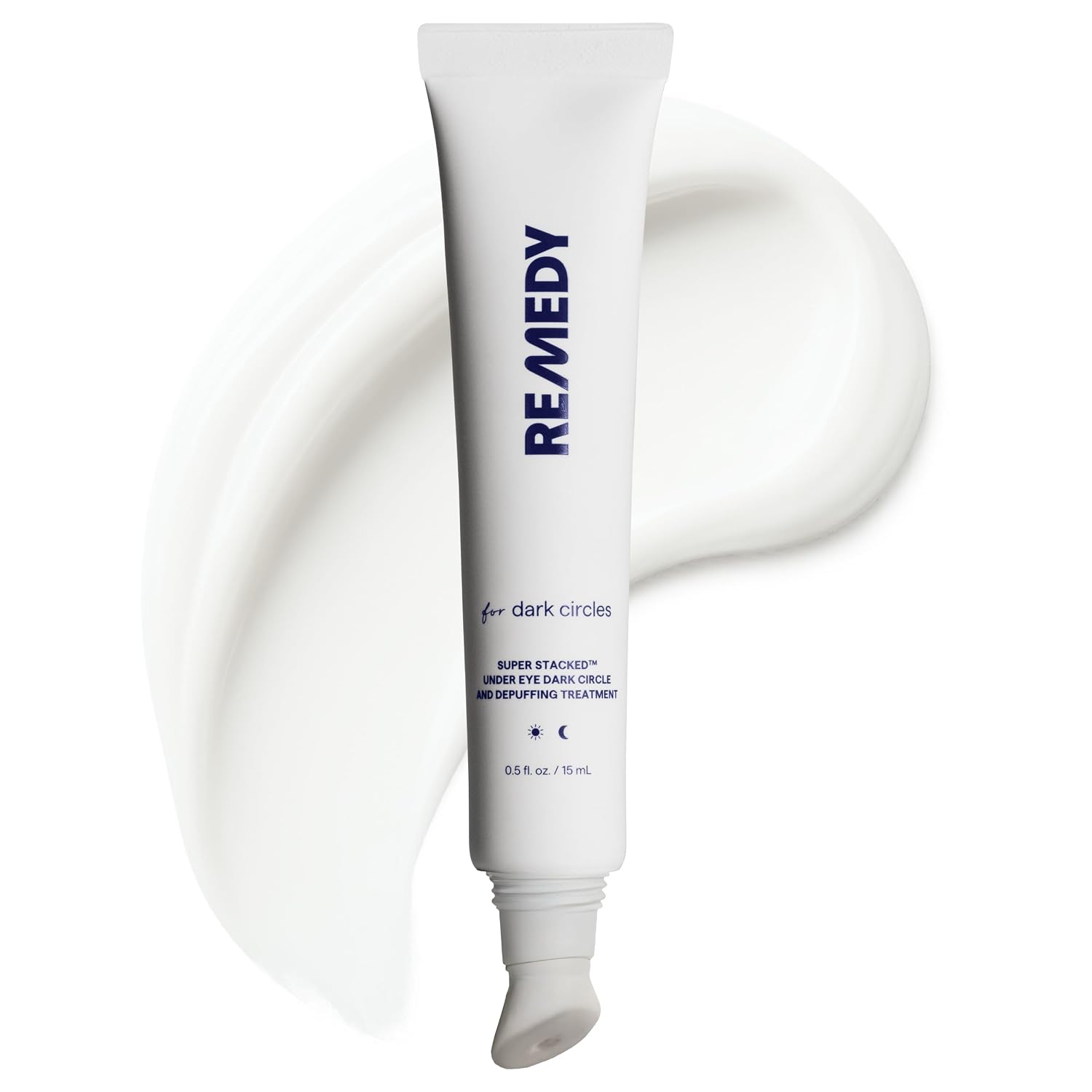 Remedy Dark Circles Reducing Advanced Eye Cream | Undereye Discoloration Treatment | Caffeine, Kojic Acid, Niacinamide, Marine Algae Complex | By Dermatologist Dr. Shah, 0.5 Fl. Oz