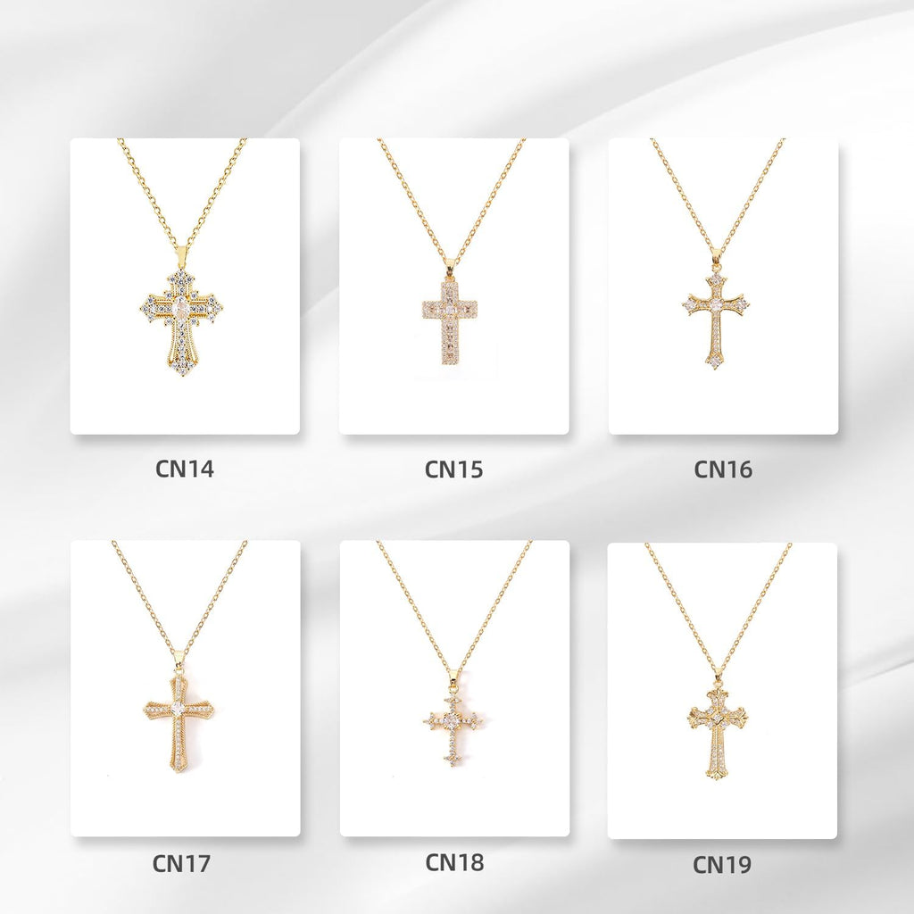 Cross Pendant Necklace for Women Jewelry Gold Cross Necklaces for Women Cross Necklace Minimalist Trendy Jewelry Valentines Day