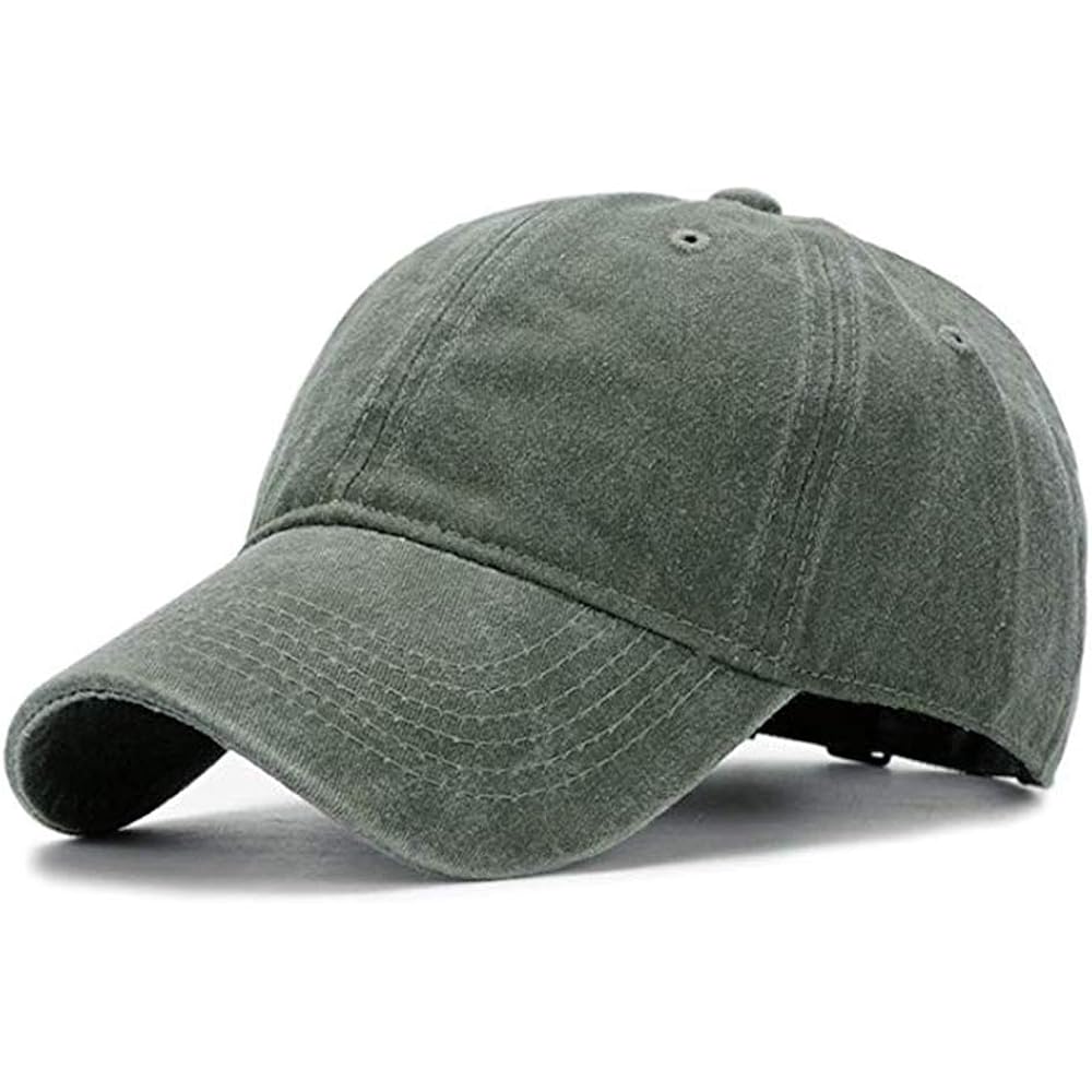 Aedvoouer Men Women Baseball Cap Vintage Washed Distressed Hats Twill Plain Adjustable Dad-Hat