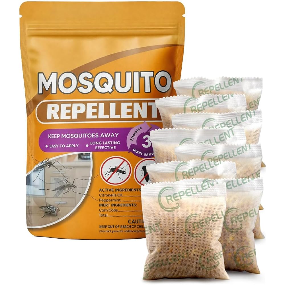 Mosquito Repellent, Mosquitoes Repellent Indoor, Keep Mosquito Away, Covers 120 Sq Ft Of Space,Safe For People And Pets, Perfect For Patio,Bedroom,Garden,Camping-8P