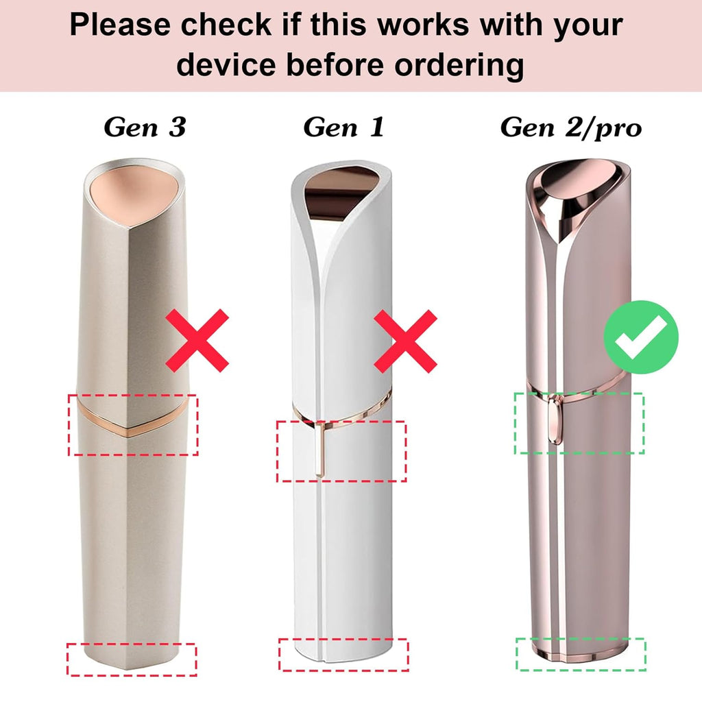 Replacement Heads for Flawless Facial Hair Remover, Replacement Blades for Finishing Touch Flawless Hair Removal Gen 2