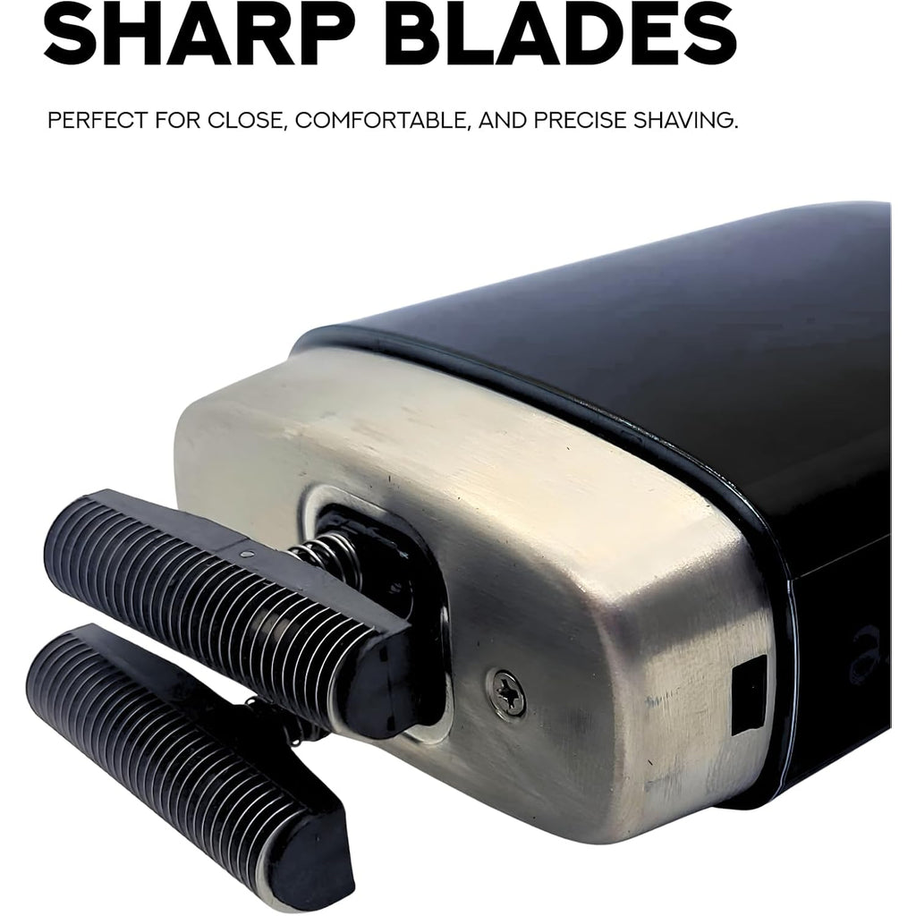 Supreme Trimmer Crunch Lite STF600 | Professional Double Foil Shaver for Men | Cordless & Corded, 60 Min Runtime, Hidden LED Display | Barber Face & Head Finishing Razor
