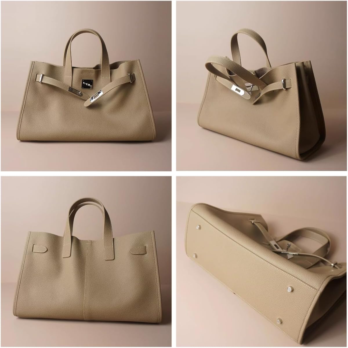 Leather Totes Handbag Shoulder Bag Sling Hobo Commuter Crossbody Bag Large Capacity Locker Versatile Casual Luxury