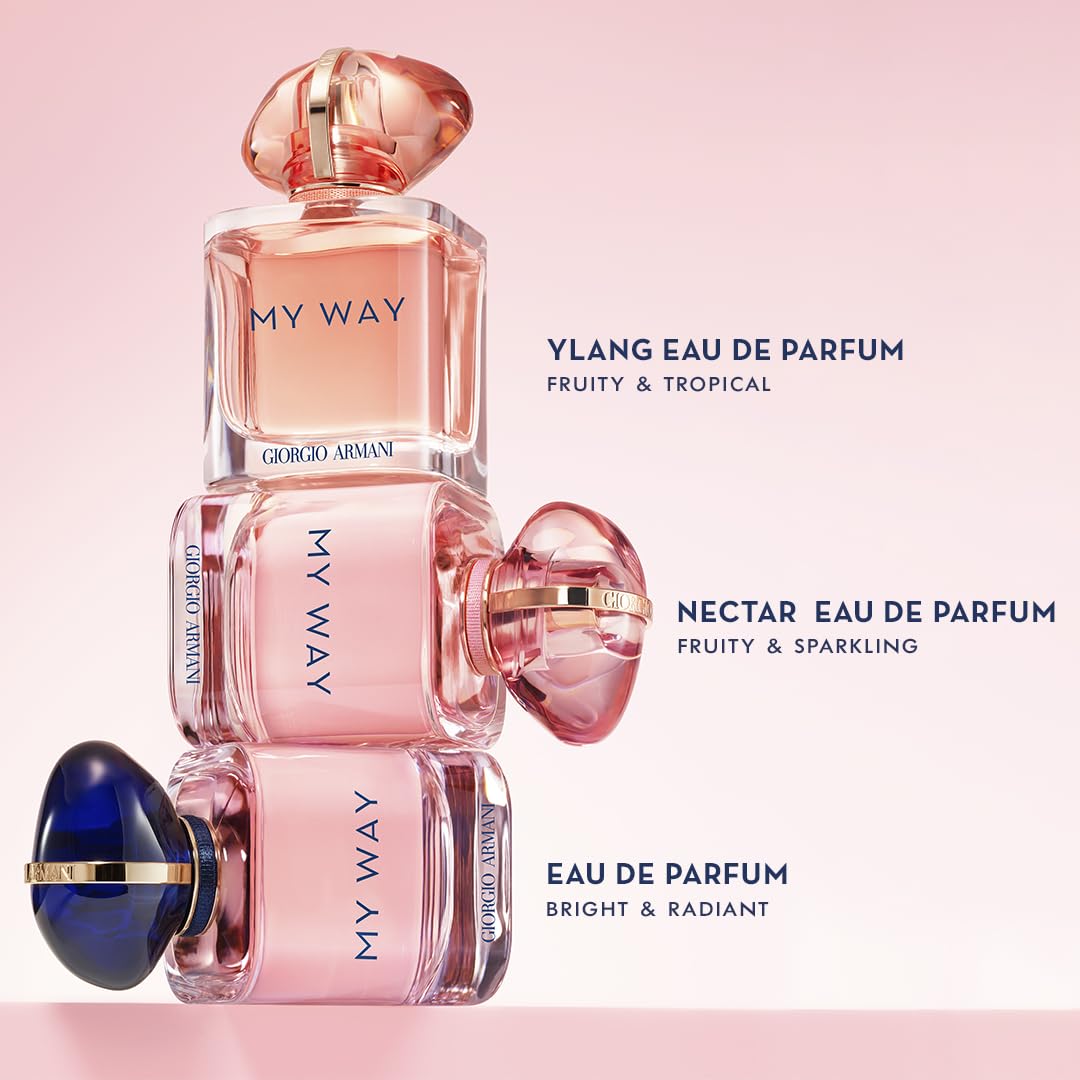 Armani Beauty – My Way Eau de Parfum – Women's Perfume Travel Set ($136 Value) – Full Size (1.0 Fl Oz), Travel Size (0.3 Fl Oz) Perfumes