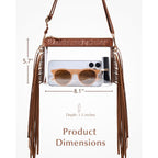 Clear Bag For Stadium Events, Stadium Approved Small Clear Purse For Women, Crossbody Bag For Concerts & Sports