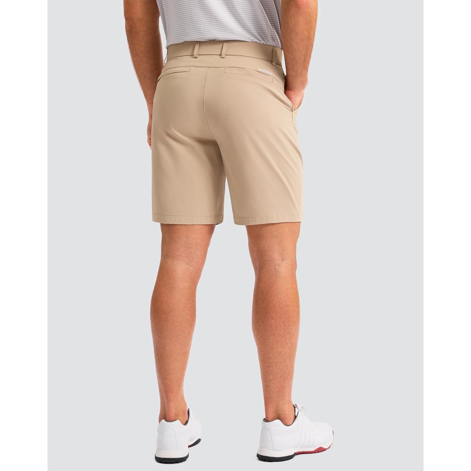 Men'S Golf Shorts 7"/ 9"/ 11" Inseam With 5 Pockets Lightweight Stretch Quick Dry Casual Dress Hybrid Short For Men