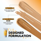 Skin Filter Body Concealer, Waterproof & Transfer-Resistant Leg & Body Makeup, All Day Coverage, With Hyaluronic Acid, Flawless Makeup For Scars, Spots, Veins & Tattoos (02 Natural)