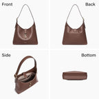 Cluci Womens Purses And Handbags, Soft Vegan Leather Hobo Bags With Adjustable Strap, Lightweight Slouchy Shoulder Bag