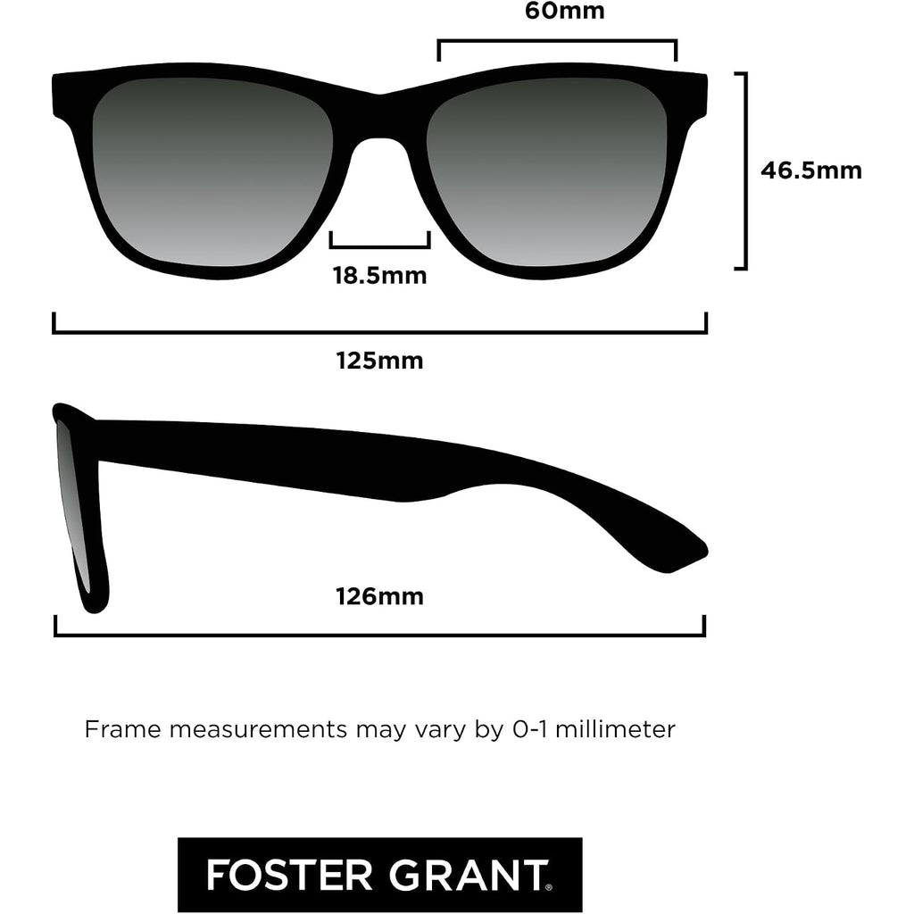 Foster Grant Polarized Sunglasses For Women, Brown Tortoise Shell Sunglasses Tortoise/Brown