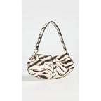 Ganni Women'S Kat Zebra Shoulder Bag