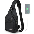 Crossbody Sling Bag Men Women, Casual Shoulder Backpack, Chest Daypack Satchel For Hiking Travel