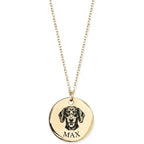 MignonandMignon Personalized Pet Portrait Necklace – Custom Jewelry Gift for Dog or Cat Lovers Unique Holiday Gifts for Her -LCN-AP