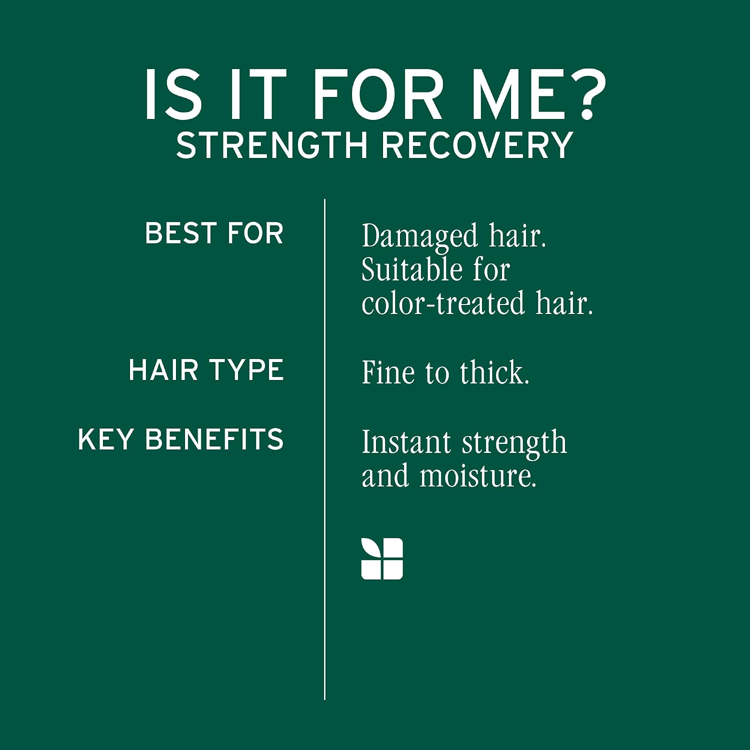 Biolage Strength Recovery Shampoo - Reduces Breakage & Detangles, Instantly Strengthens And Moisturizes, For Damaged Hair, With Olive Squalane & Vegan Proteins, Paraben & Mineral Oil-Free