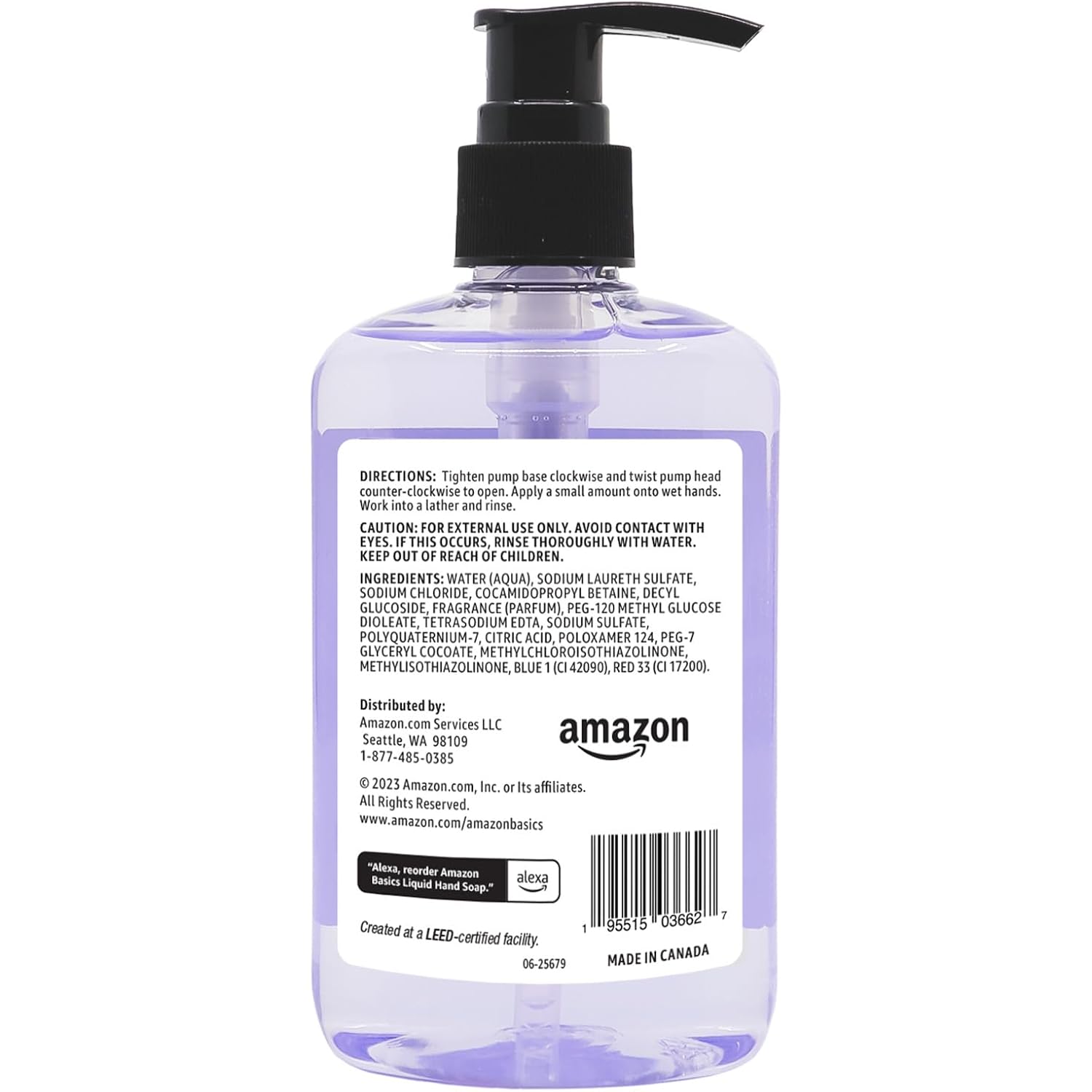 Amazon Basics Original Fresh Liquid Hand Soap With Moisturizers, 7.5 Fl Oz (Pack Of 6)