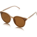 SOJOS Sunglasses Womens Trendy 2025 Classic Round Retro Vintage Shades Large Frame Sunnies SJ2067 Jelly Brown