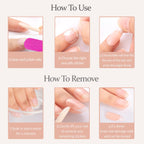 Square Press on Nails Short Fake Nails Press ons Pink False Nails with Designs Glitter Acrylic Glossy Full Cover Glue on Nails Cute Artificial Stick on Nails for Women Decoration 24 Pcs