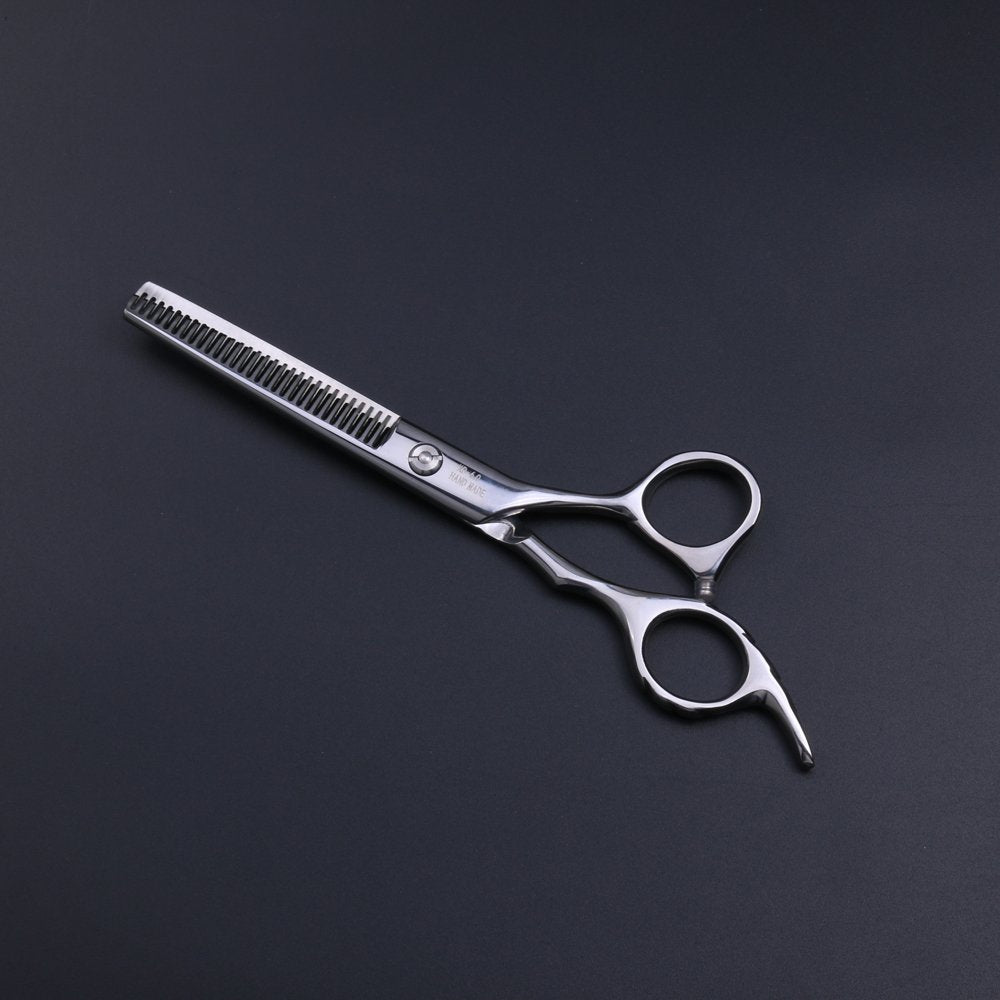 Purple Dragon Professional 6.0 Inch Double Teeth Barber Hair Thinning Scissor/Shear Set- Perfect For Hair Stylist Or Home Use