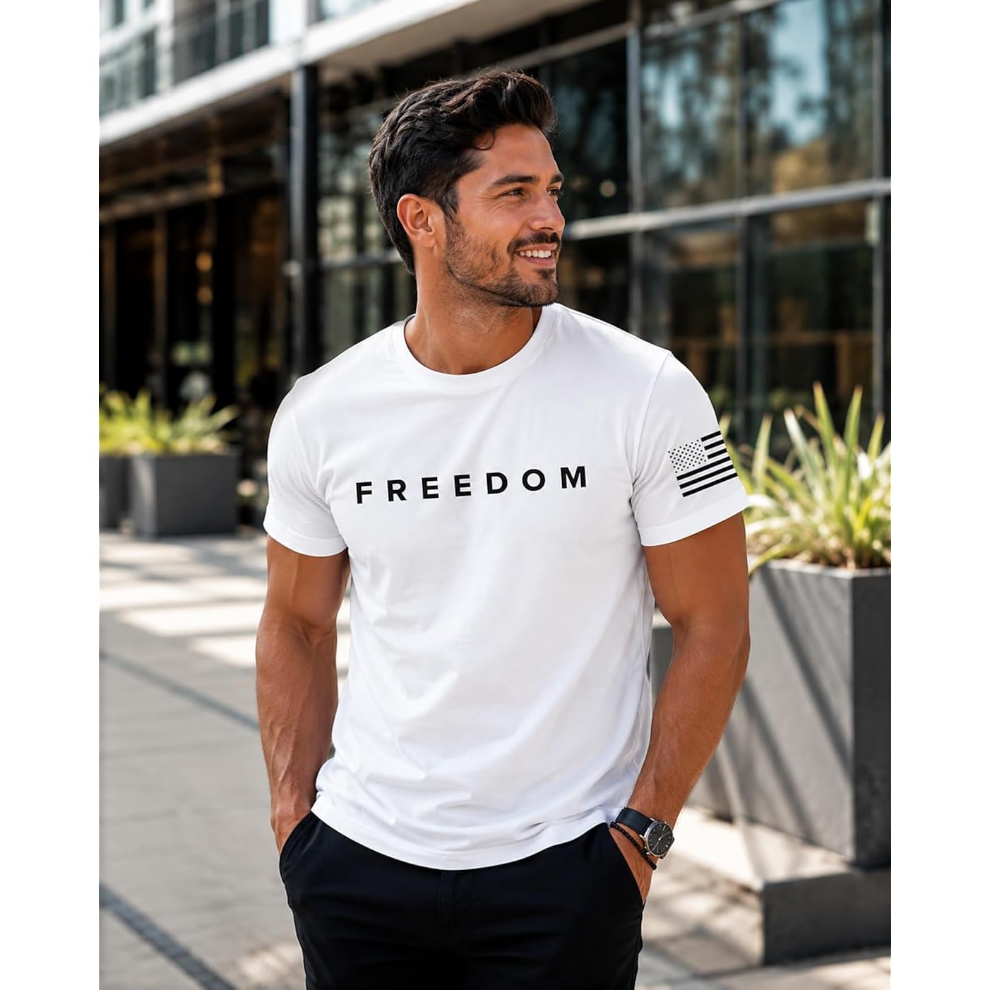 Freedom Charlie Kirk White T Shirt White L I Am Charlie Kirk Shirt