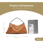 Leather Crossbody Bag for Women, Multiple Compartments for Everyday & Travel