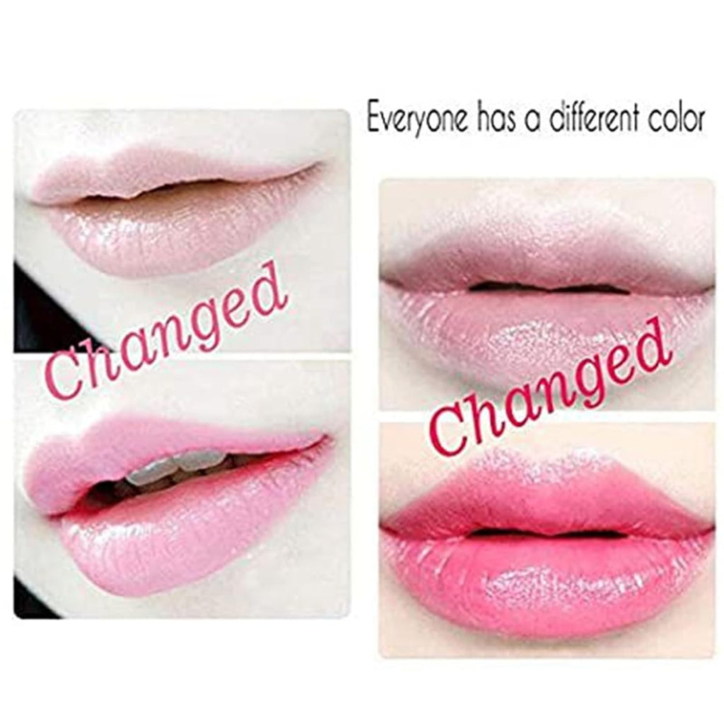 6 Pcs Crystal Flower Jelly Lipstick Set, Temperature Change Moisturizer Long Lasting Flower Lip Stick Nutritious Lip Balm Magic Color Change Lip Gloss Makeup