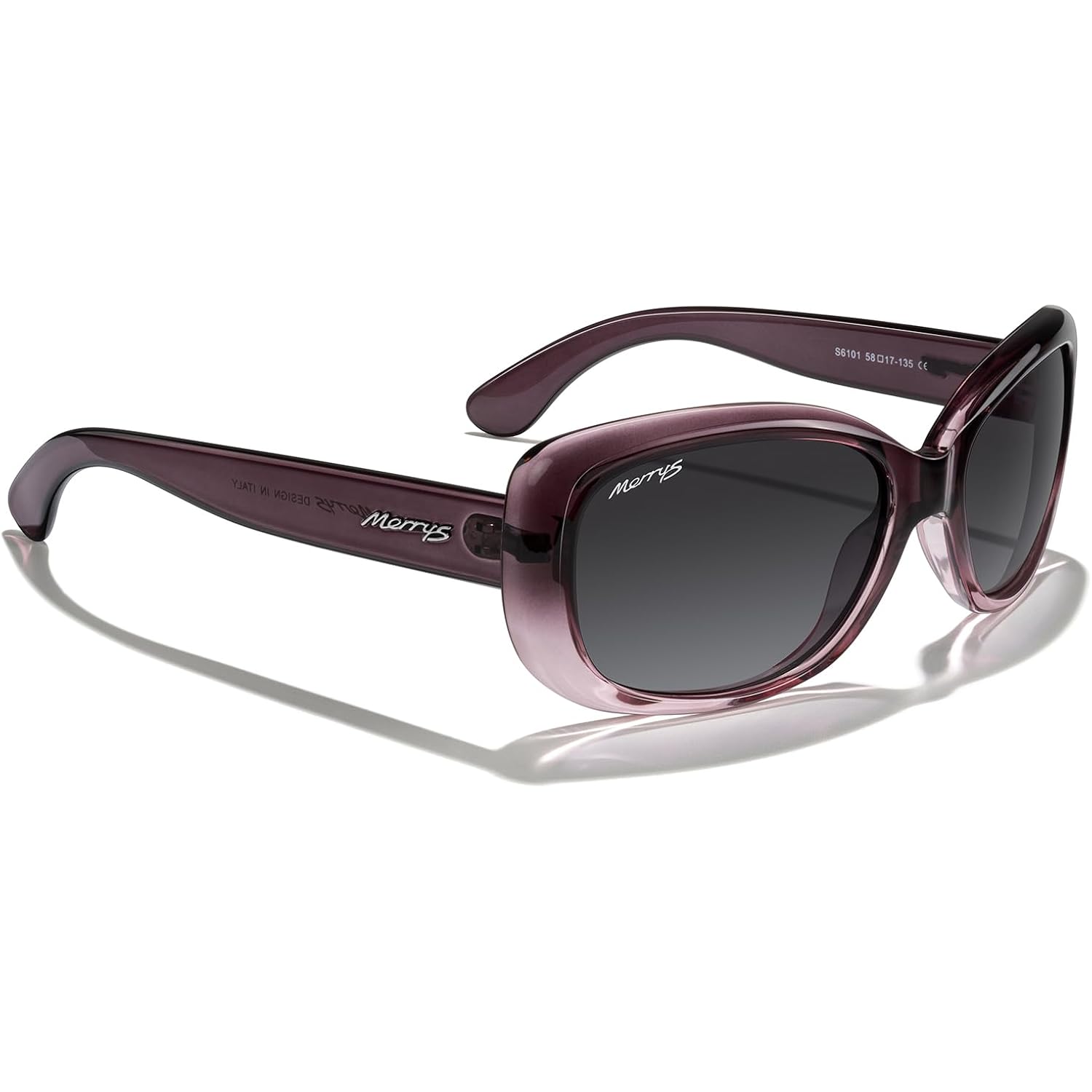 MERRY'S Polarized Oversized Butterfly Sunglasses for Women Vintage Glasses UV400 Protection for Driving, Golf, Outdoor S6101