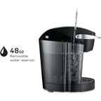 Keurig K-Classic Single Serve K-Cup Pod Coffee Maker, with 3 Brew Sizes, 48oz Removable Reservoir, Black
