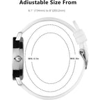 Women's Analog Nurse Watch with Second Hand for Nursing, 12/24 Time, Silicone Band, Easy Read