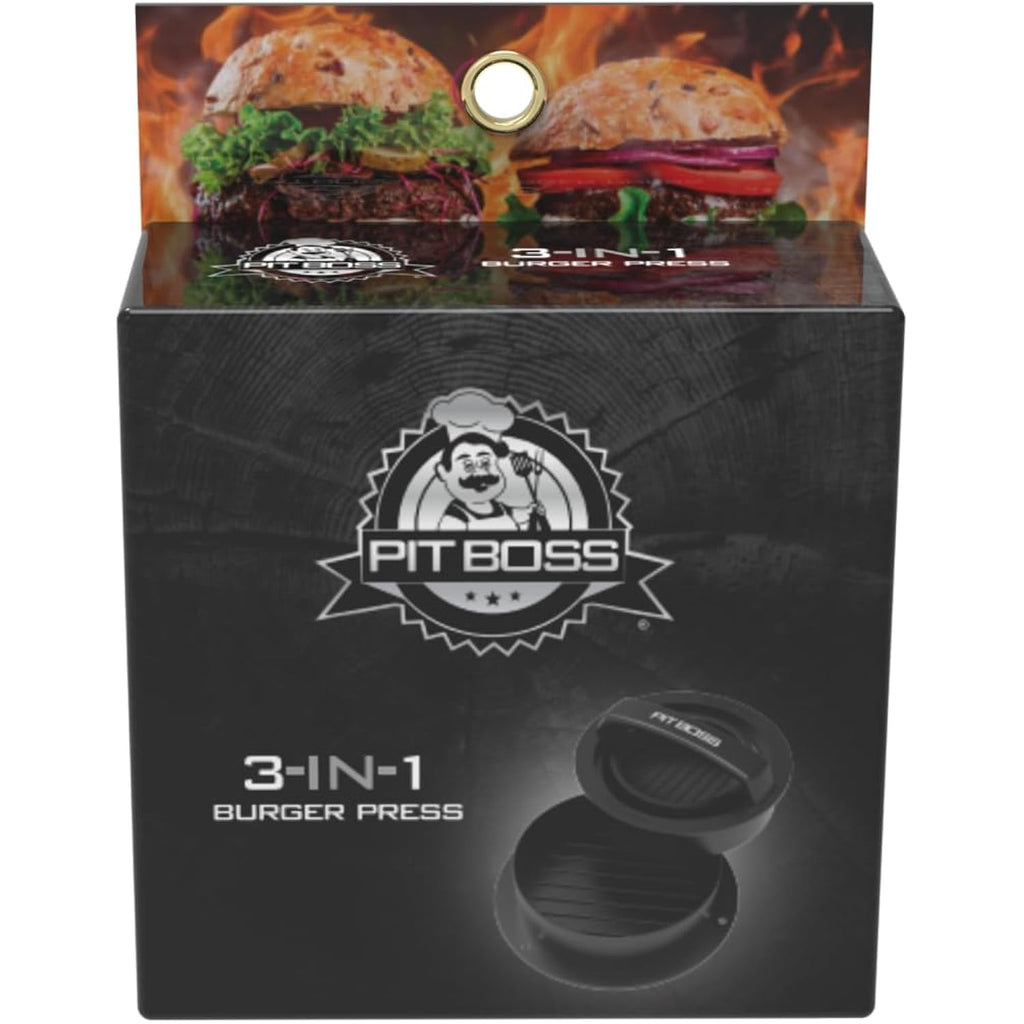 Pit Boss 3-In-1 Burger Press, Black