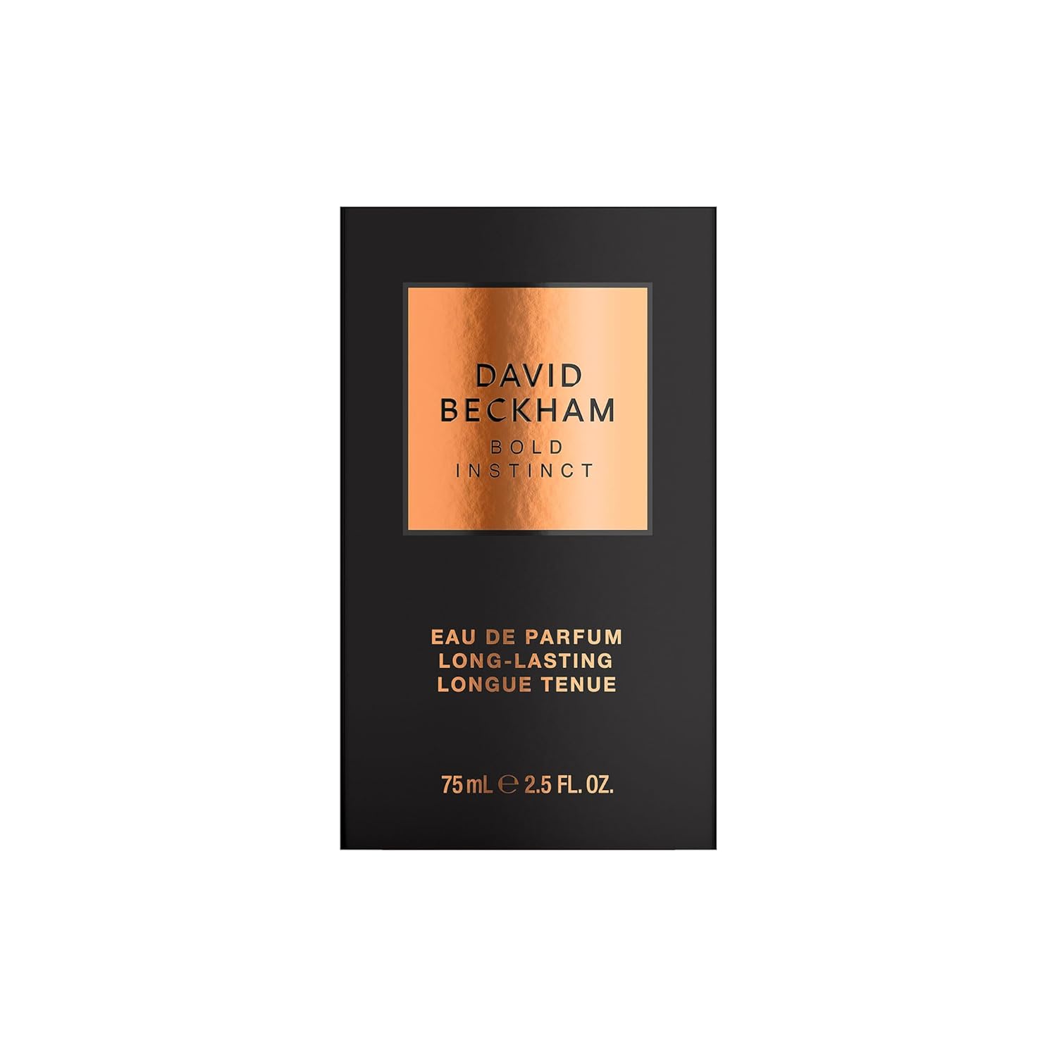 David Beckham Bold Instinct Eau de Parfum 2.5 fl oz (Pack of 1), Notes of Laureal Leaf, Nutmeg, and Smokey Wood, Men's Fragrance, Long Lasting, Everyday Fragrance, Travel Size