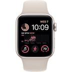 Apple Watch Se 2Nd Gen (Gps, 40Mm) - Starlight Case With Starlight Sport Band S/M (Renewed)