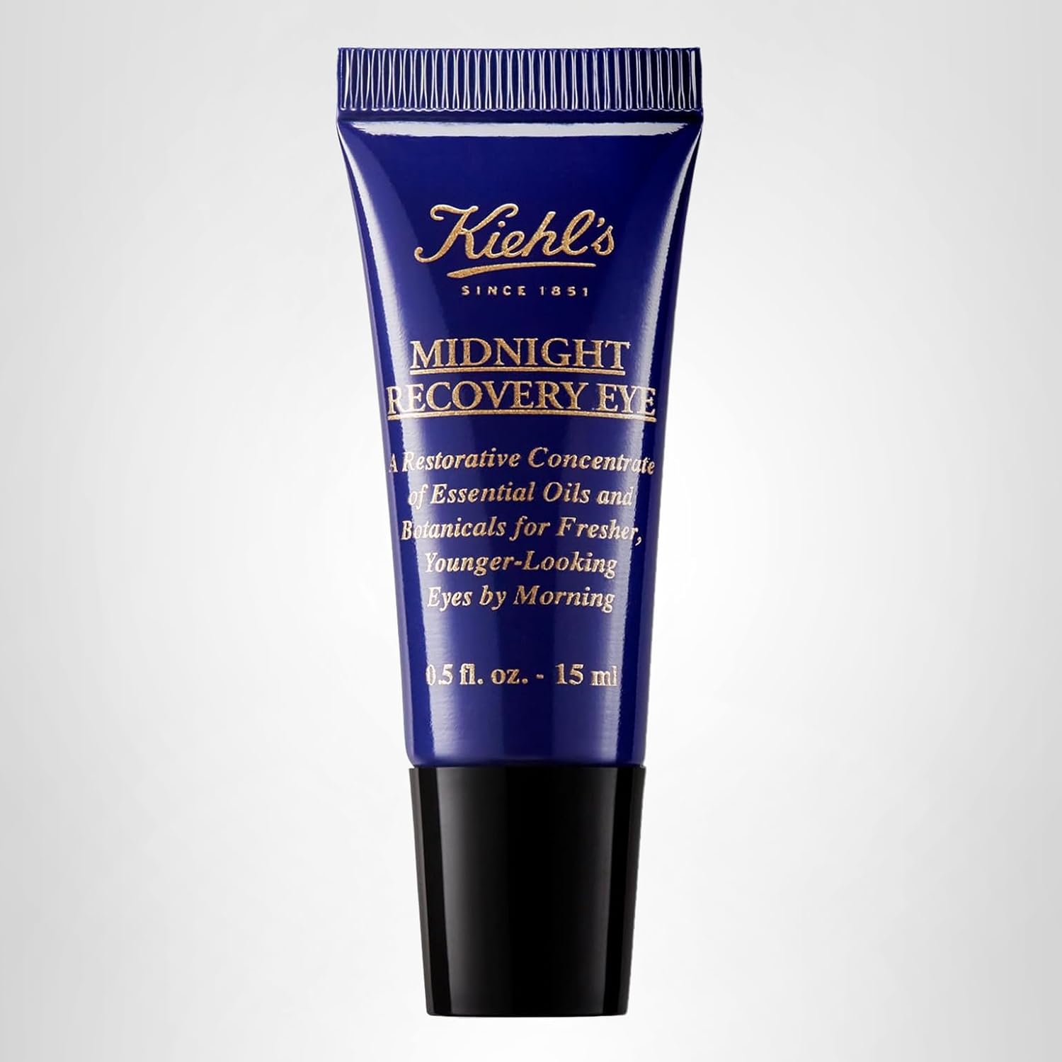 Kiehl'S Midnight Recovery Eye Cream For Dark Circles & Eye Puffiness, Nightime Eye Treatment, Smooths Undereye, With Butcher'S Broom Extract, Lavender Essential Oil & Evening Primrose Oil - 0.5 Fl Oz