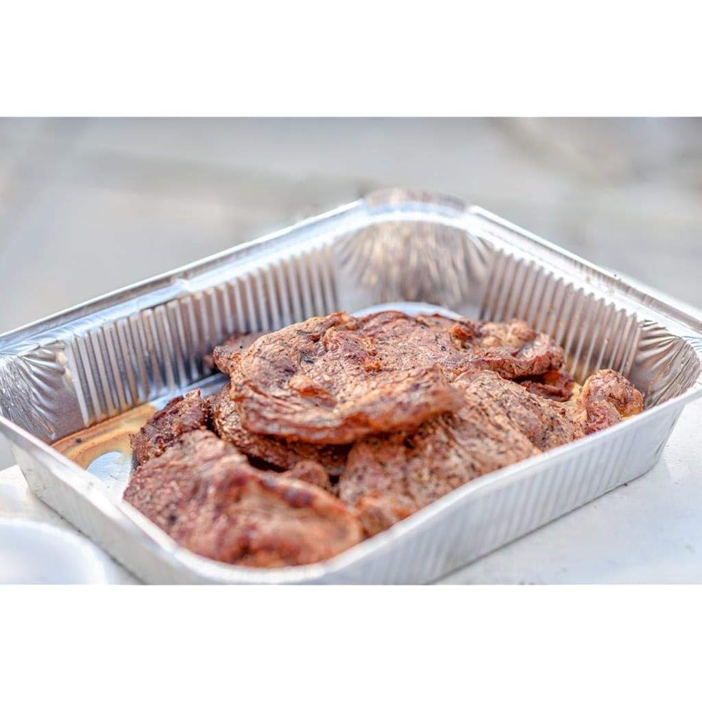 Aluminum Deep Foil Pans Full Size, Large Disposable Roasting & Baking Pan, 21"x13" (20 Pack) Extra Heavy Duty Chafing Trays for Hotels, Restaurants, Caterers, Steam Table, Buffets & Bakeware