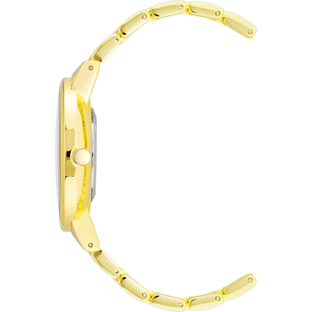 Nine West Women'S Crystal Accented Bracelet Watch