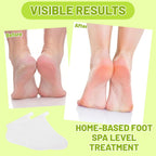 200 Pcs Disposable Foot Covers For Wax Therapy Plastic Waterproof Foot Mask Socks With Adhesive Stickers Home Pedicure Supplies Leak-Proof