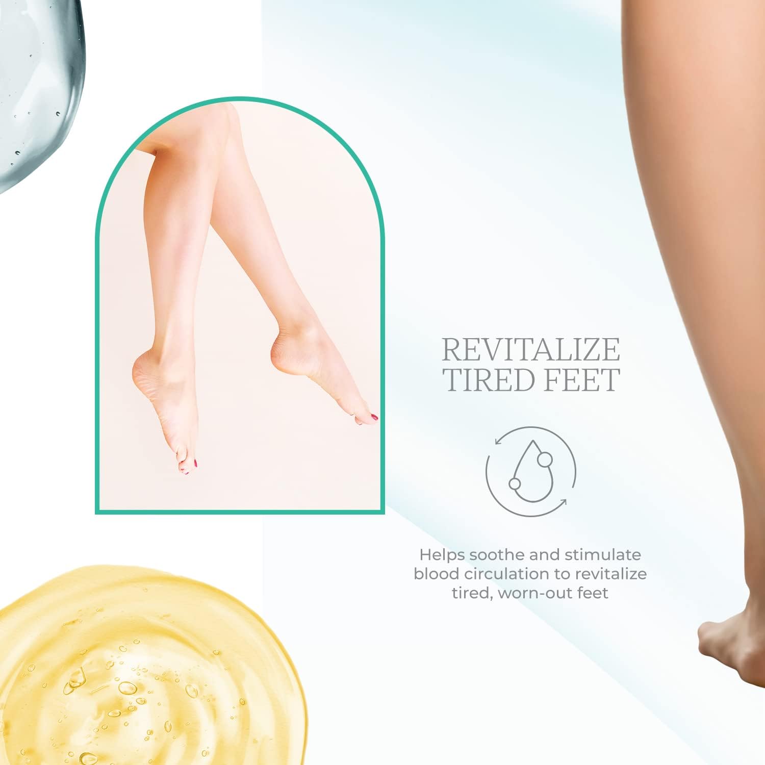 Mint and Tea Tree Foot Masks Moisturizing Socks - Moisturizes Dry & Cracked Heel, Soothes Tired Feet, Exfoliating Foot Masks - Cruelty Free Korean Skin Care for All Skin Types - 3 Pairs