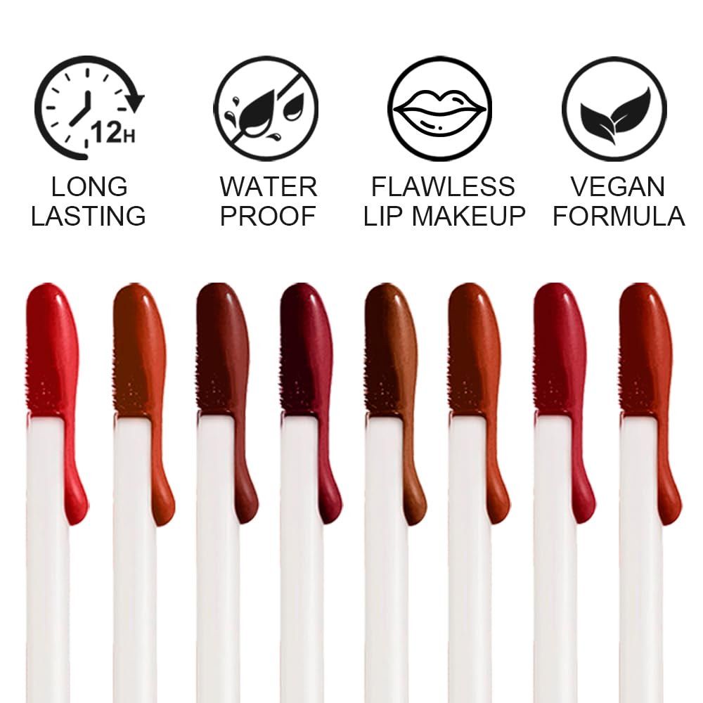 3 Colors Peel Off Lip Liner Stain with Tweezer Kit, Long Lasting Waterproof Lip Tint Stains Makeup Set with Matte Finish for Women, Natural Look, Easy to Use, for All Skin Types (#2,3,4)