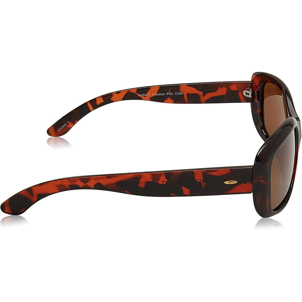 Foster Grant Women's Wrap Sunglasses Tortoise/Amber
