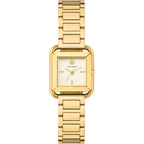 Tory Burch Women'S Kira Square Three-Hand Stainless Steel Watch