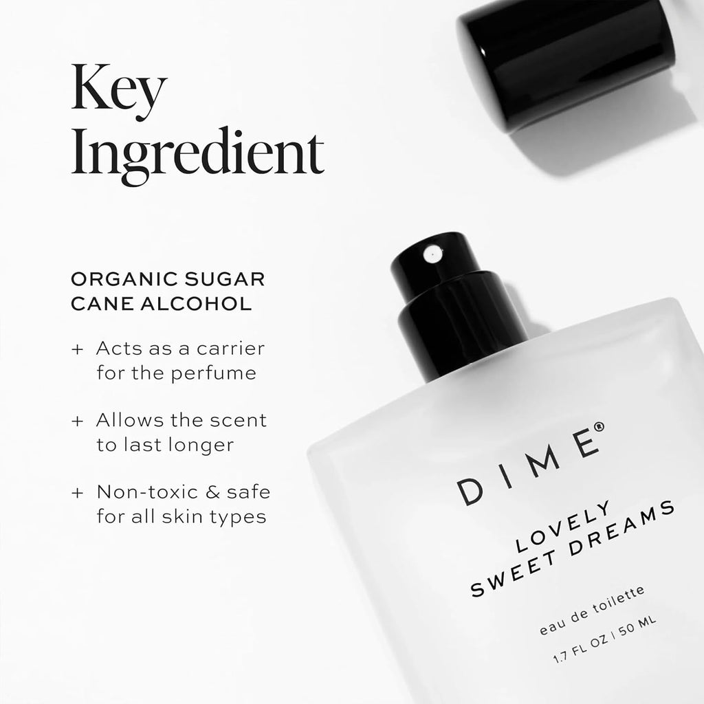 Dime Beauty Perfume Lovely Sweet Dreams - Soft Floral Perfume For Women With Freesia, Vanilla Cream & Amber, Eau De Toilette Spray, Vegan, 1.7 Oz / 50 Ml