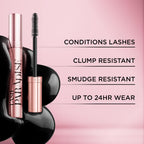 L'Oreal Paris Makeup Voluminous Lash Paradise Mascara, Voluptuous Volume, Intense Length, Feathery Soft Full Lashes, No Flaking, No Smudging, No Clumping, Blackest Black, 0.25 Fl Oz (Pack Of 1)